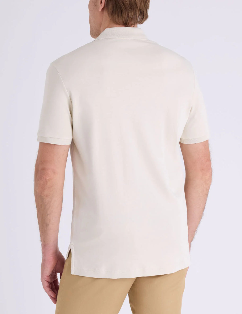 Chemise de algodón unicolor con logo de color