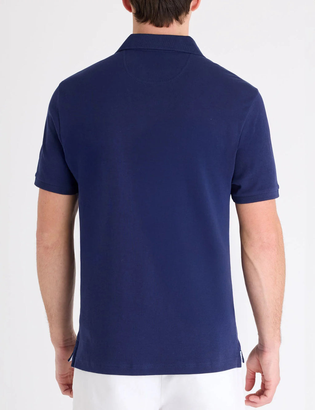 Chemise de algodón unicolor con logo