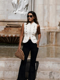 Chaleco con botones elegante