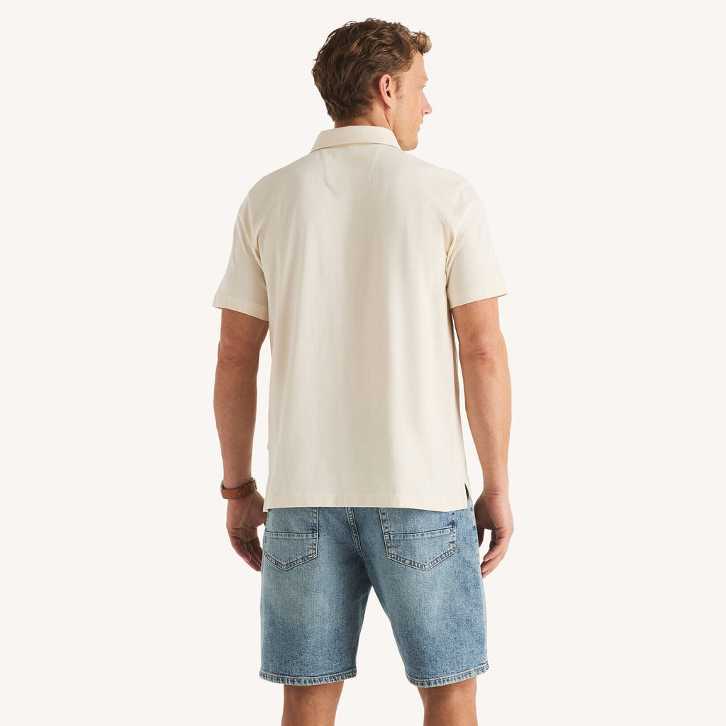 Chemise de algodón con estampado central
