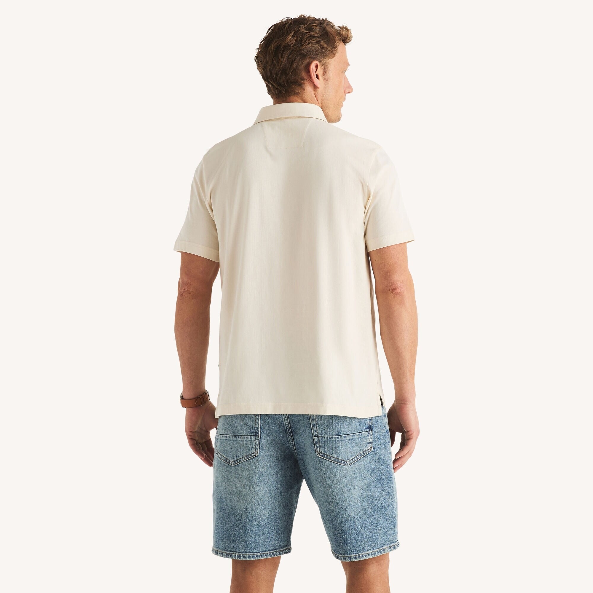 Chemise de algodón con estampado central