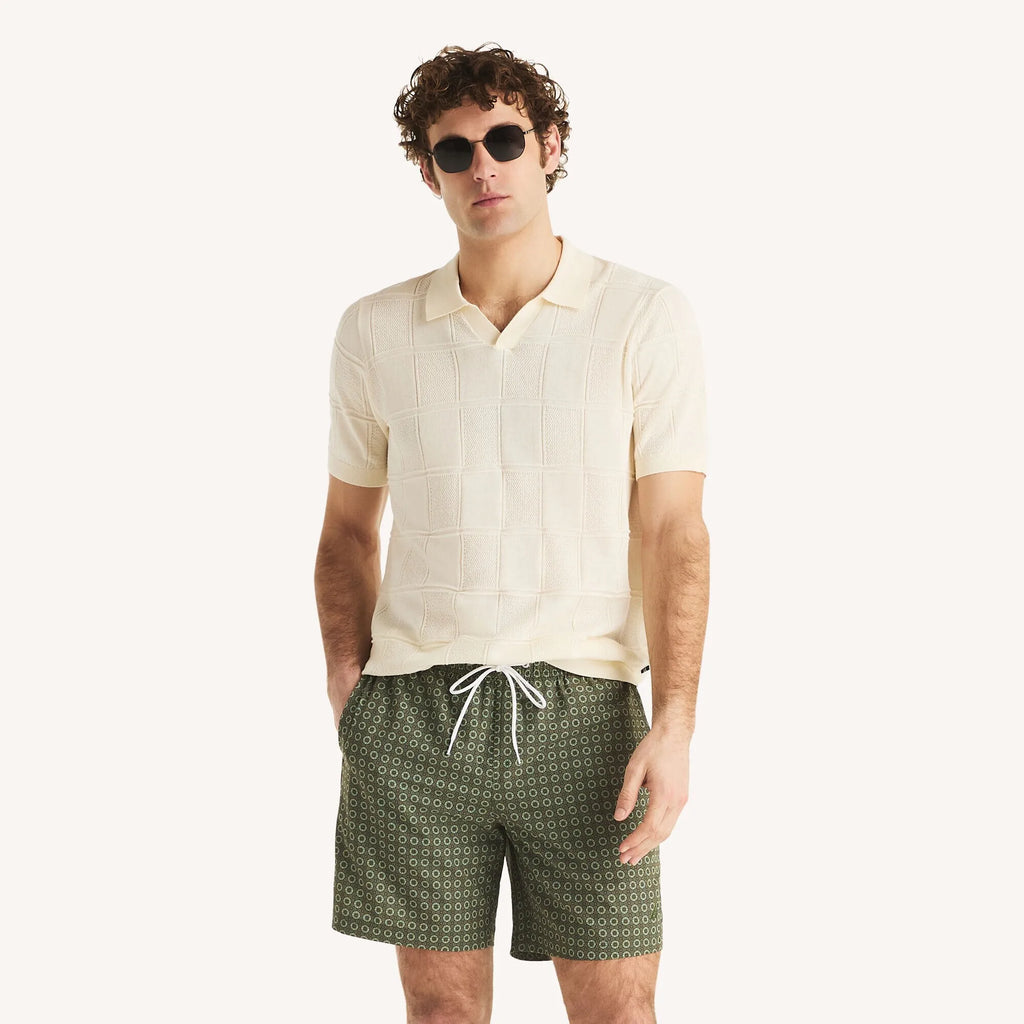 Traje de baño tipo short 7" con estampado