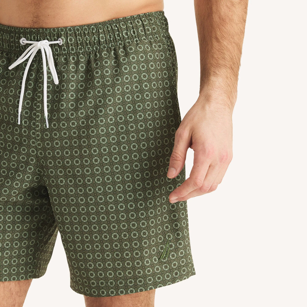 Traje de baño tipo short 7" con estampado