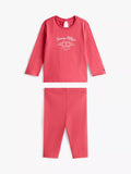 Conjunto de sudadera y pantalón para pequeñas