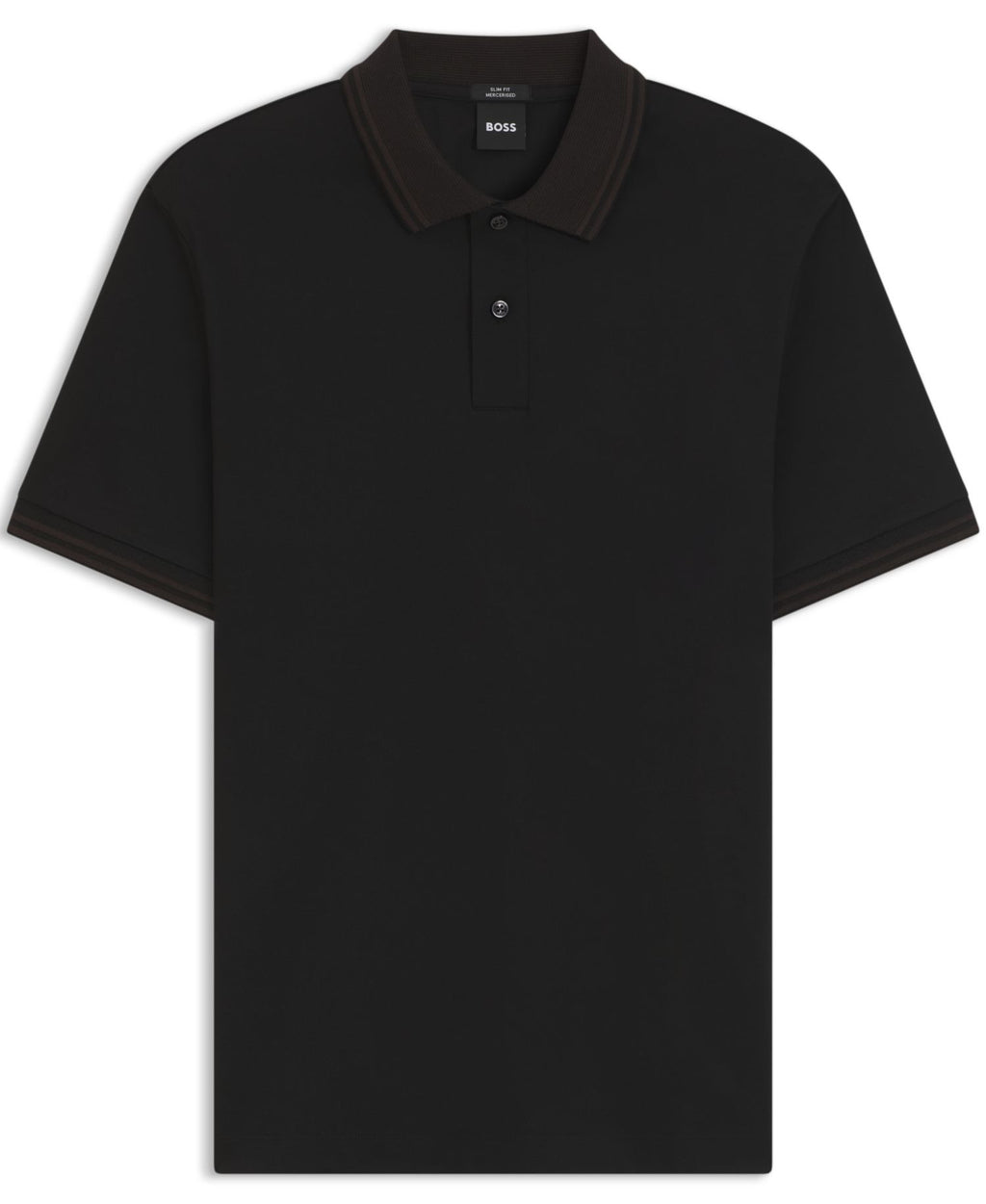 Chemise ajustada de algodón mercerizado