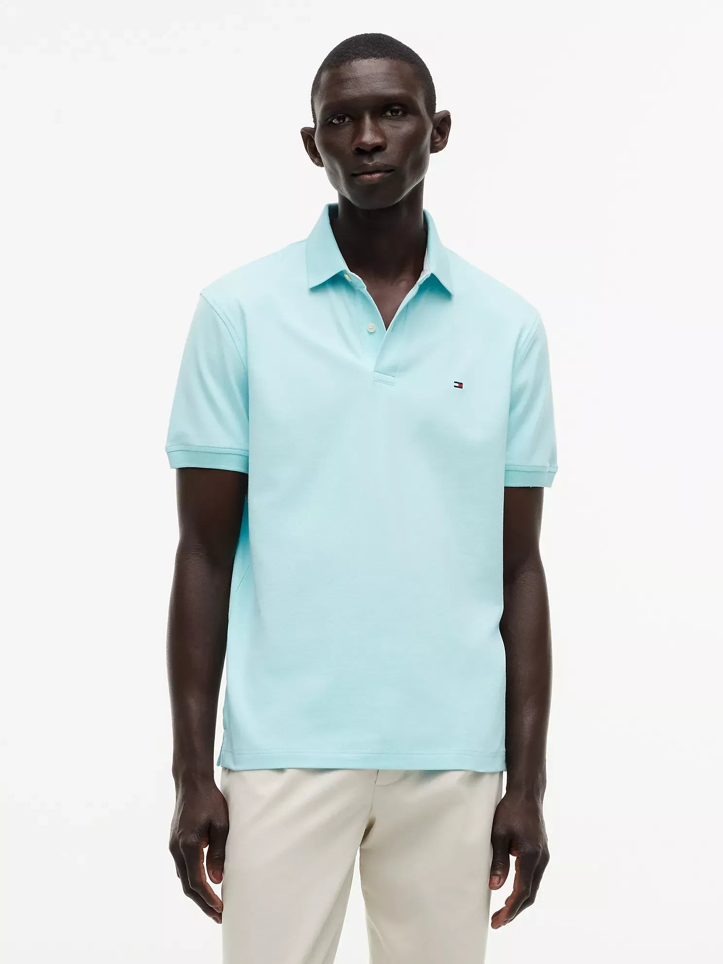 Chemise regular unicolor con logo