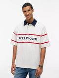 Chemise holgada con logo bordado estilo ruby