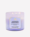 Vela 3 mechas Lavender Bergamot