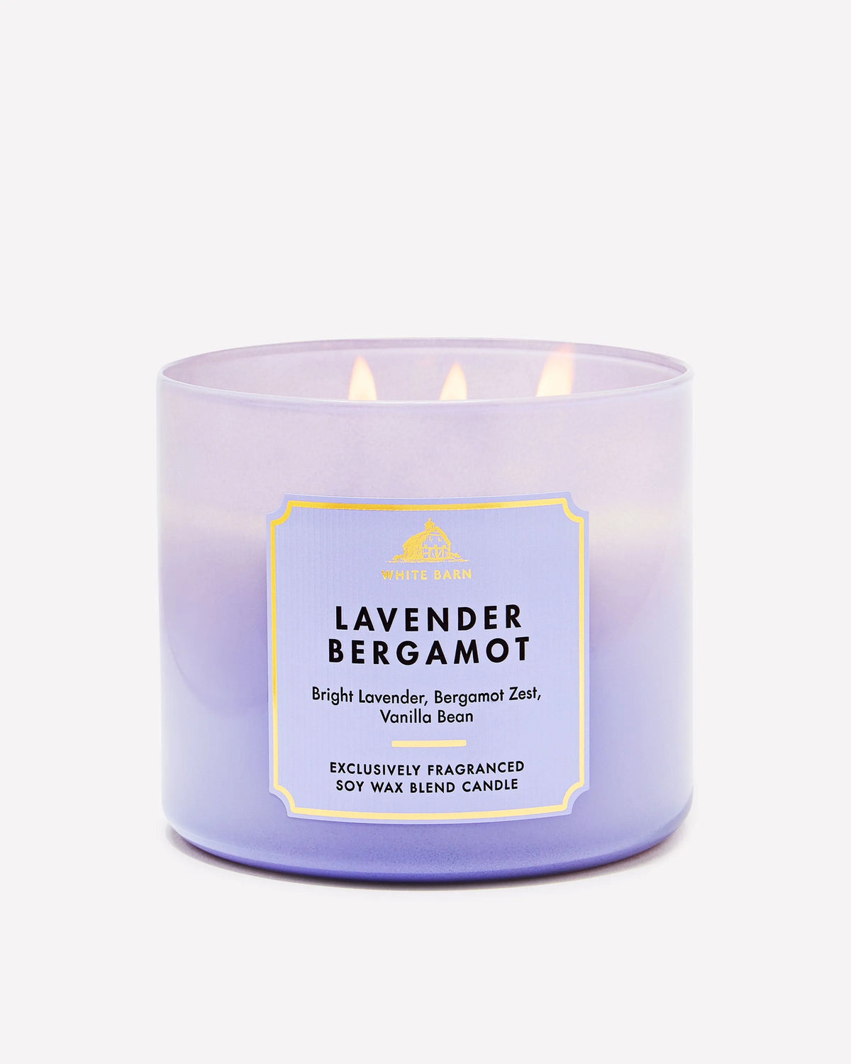 Vela 3 mechas Lavender Bergamot