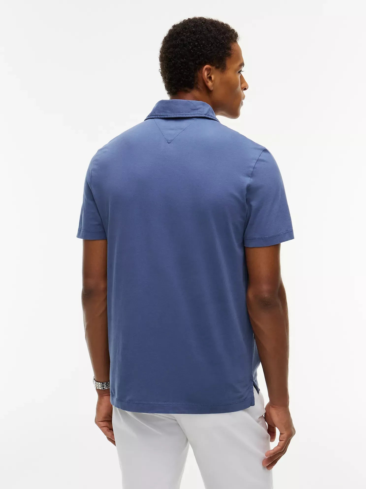 Chemise regular de algodón con bolsillo