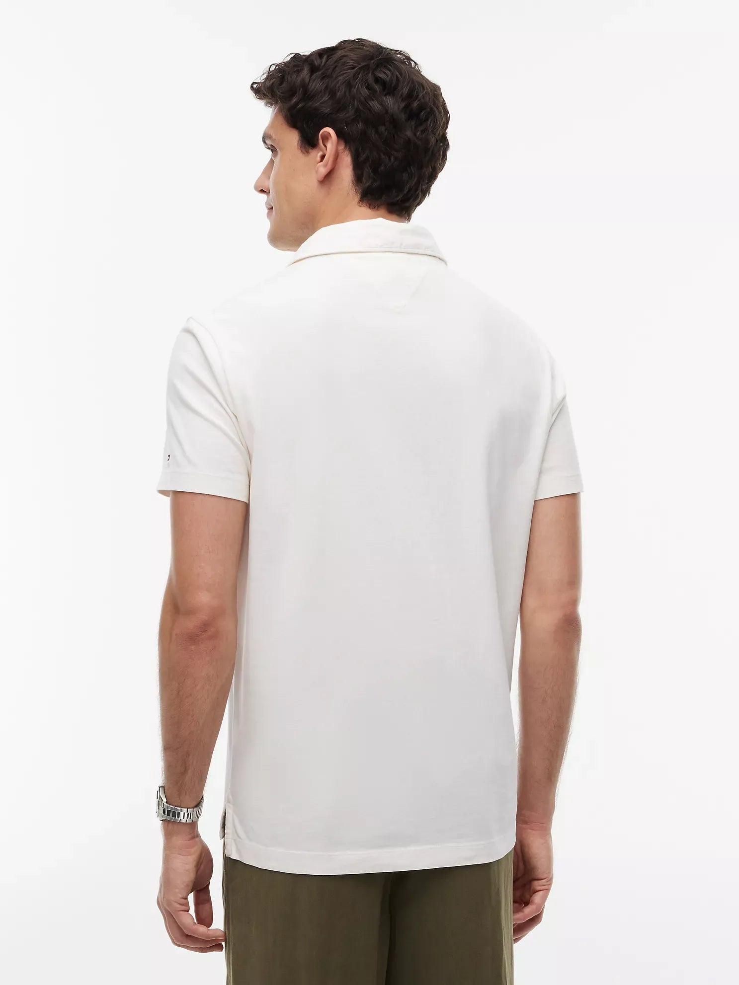 Chemise regular de algodón con bolsillo