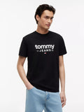 Franela cuello redondo con logo central TOMMY JEANS