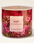 Vela 3 mechas Poppy