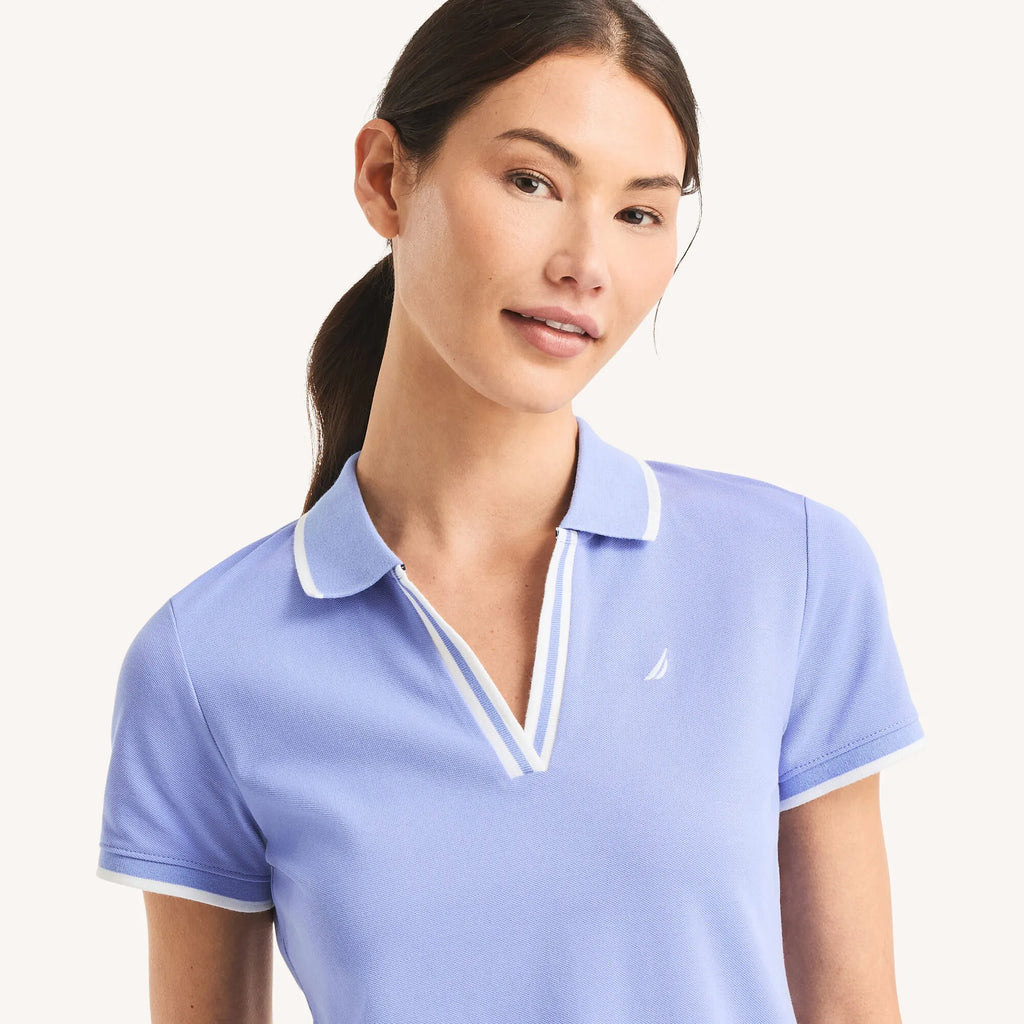 Chemise cuello en V sin botones