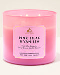 Vela 3 mechas Pink Lilac & Vanilla