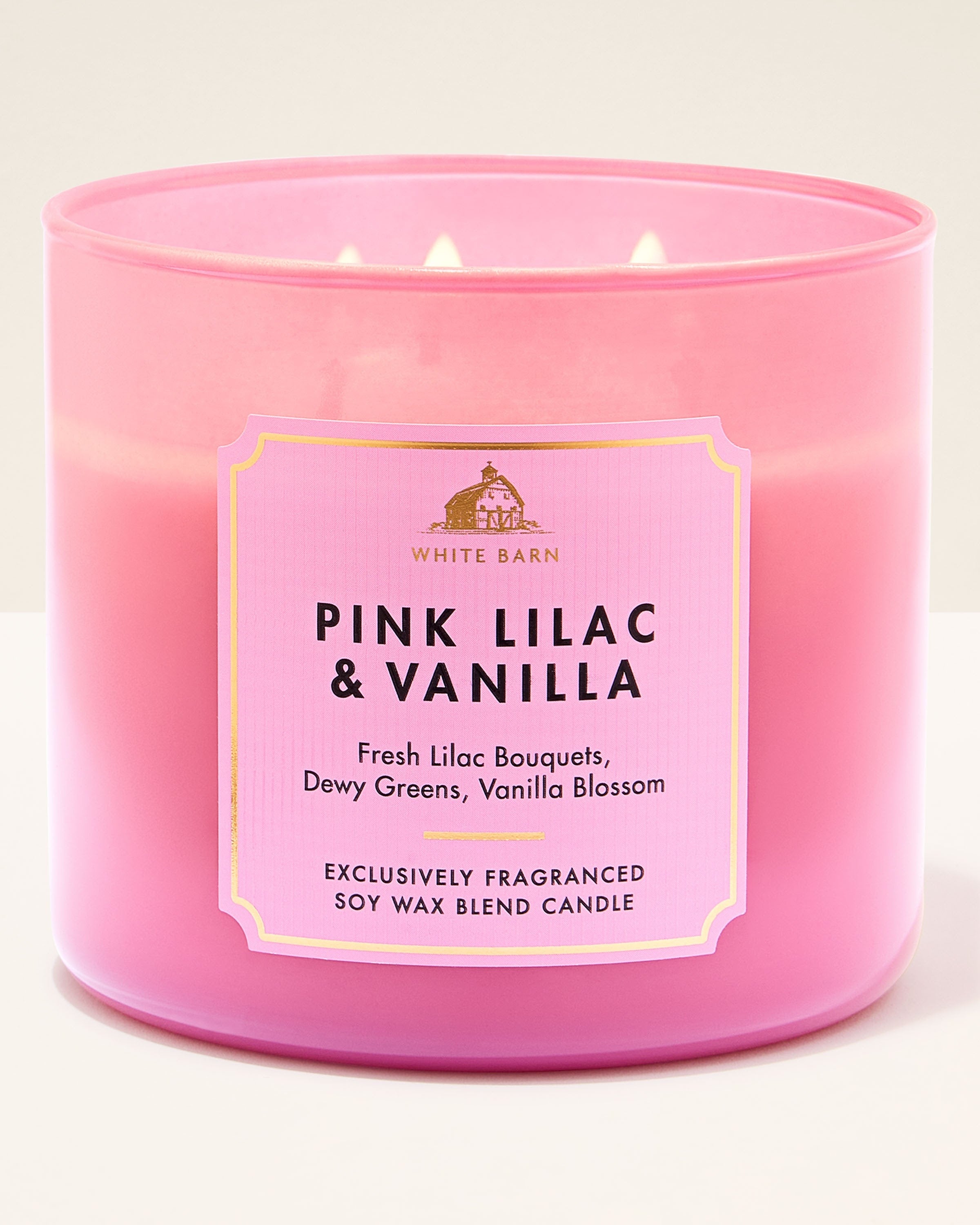 Vela 3 mechas Pink Lilac & Vanilla