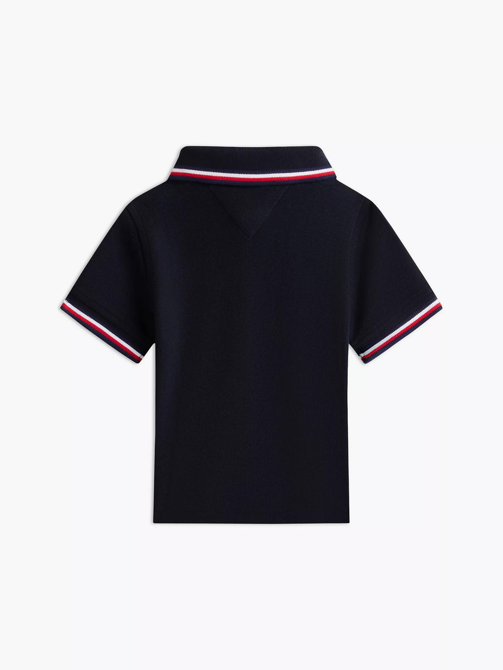 Chemise unicolor con cuello ribeteado para pequeños