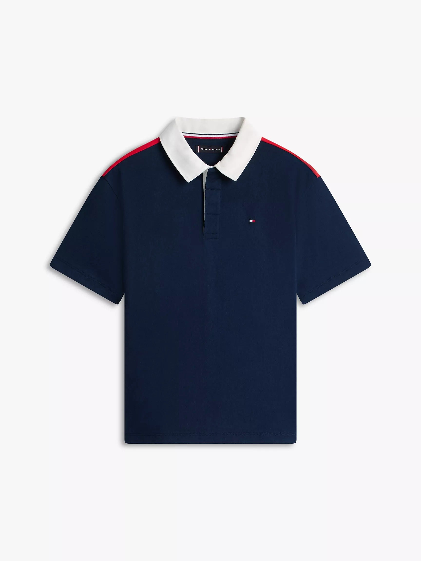 Chemise con colores combinado tipo rugby para niños