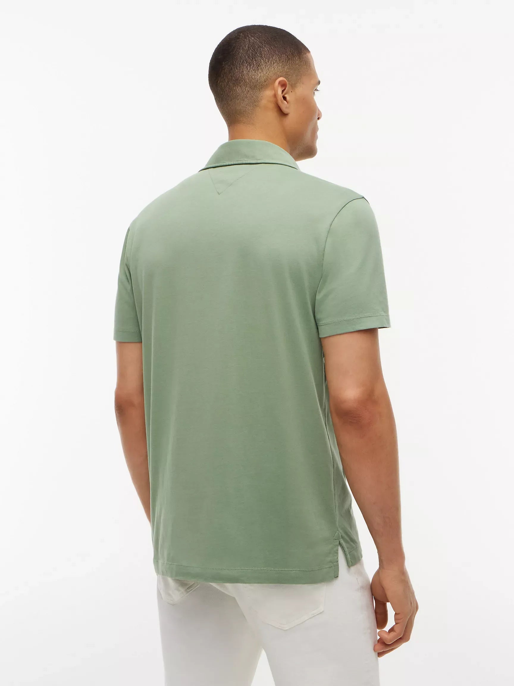 Chemise regular de algodón con bolsillo