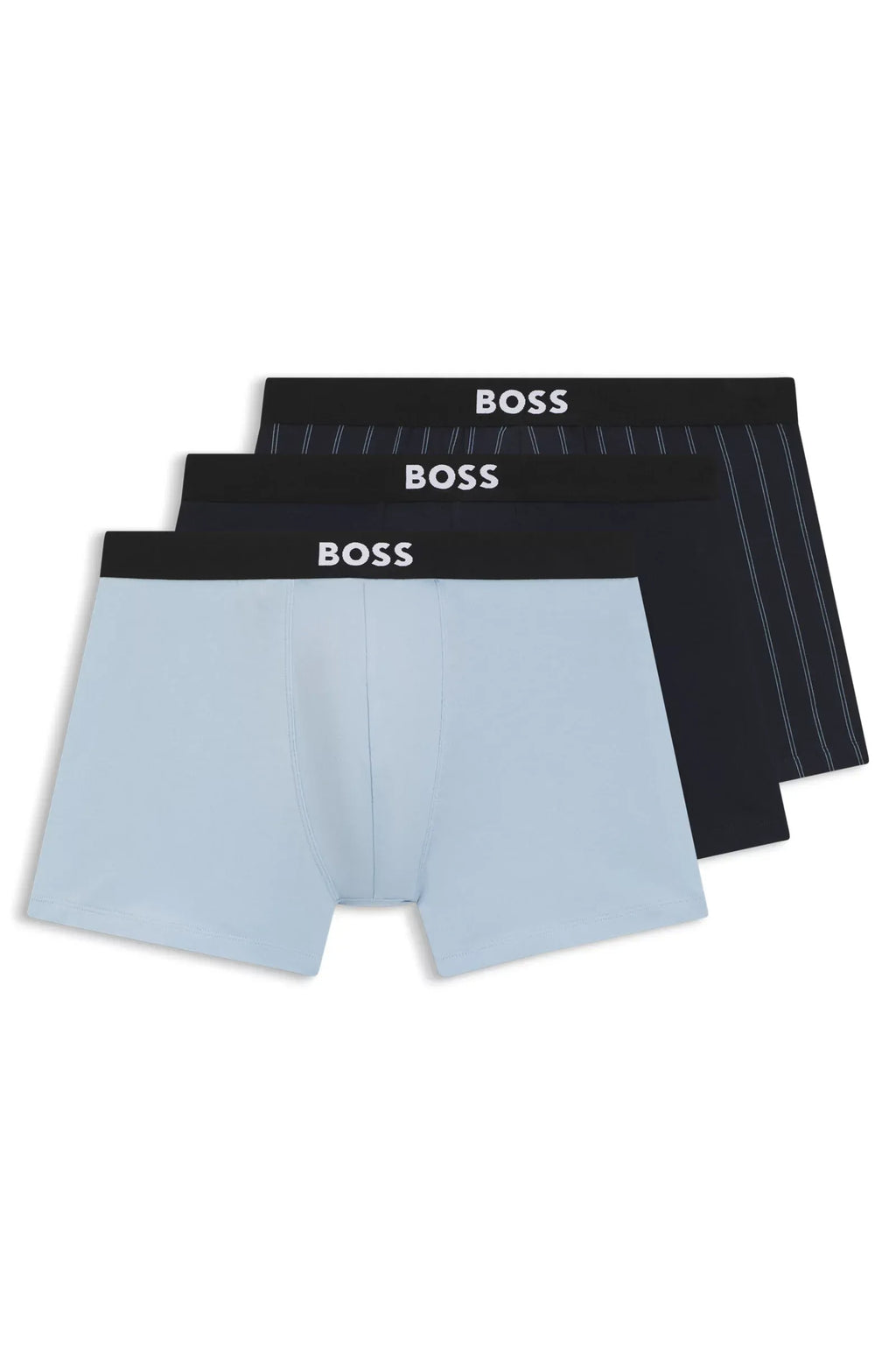 3 Pack Boxer cortos con logo en cinta