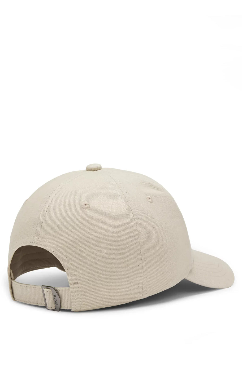 Gorra con logo en metal
