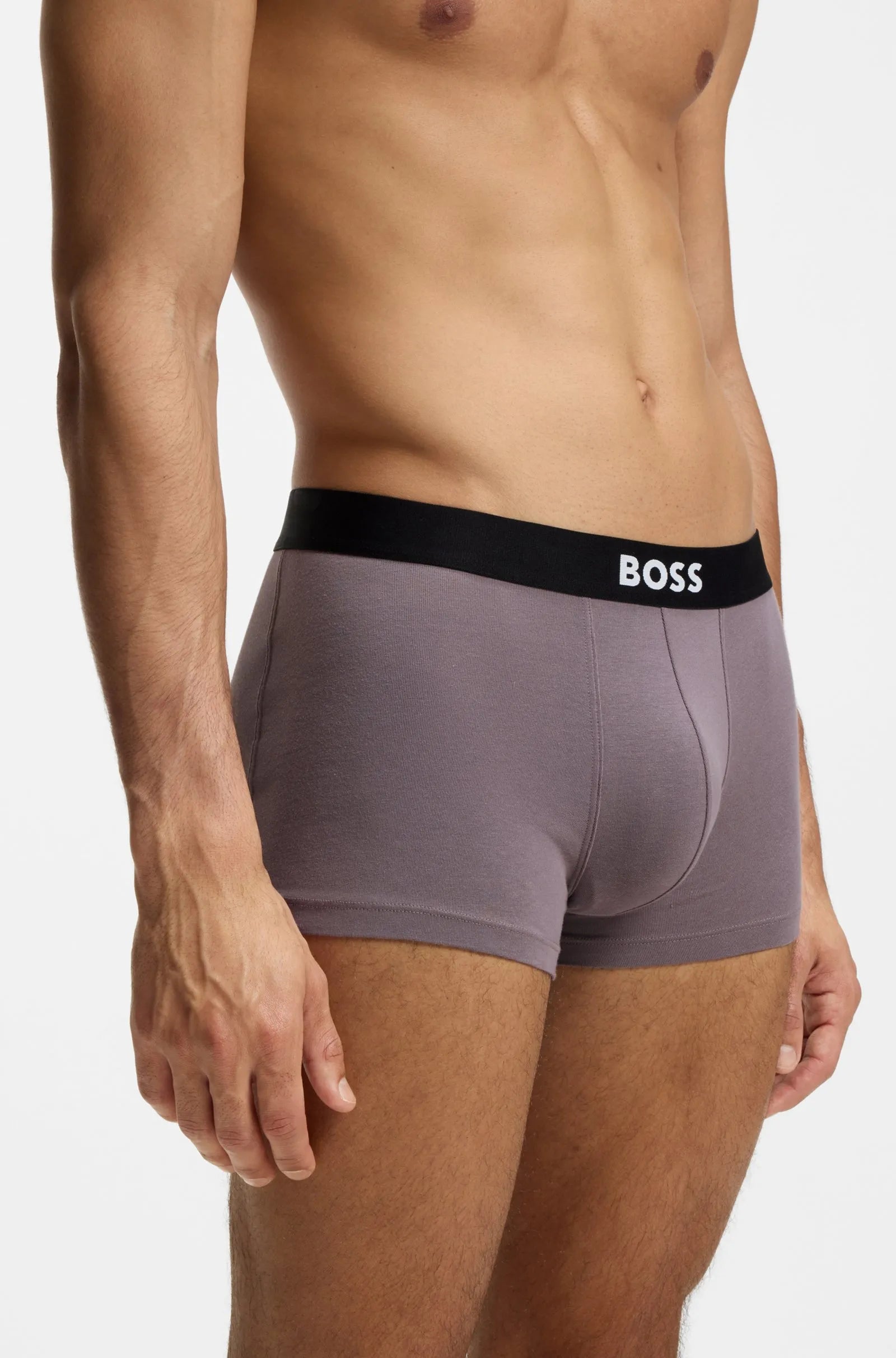 3 Pack Boxer cortos con logo en cinta