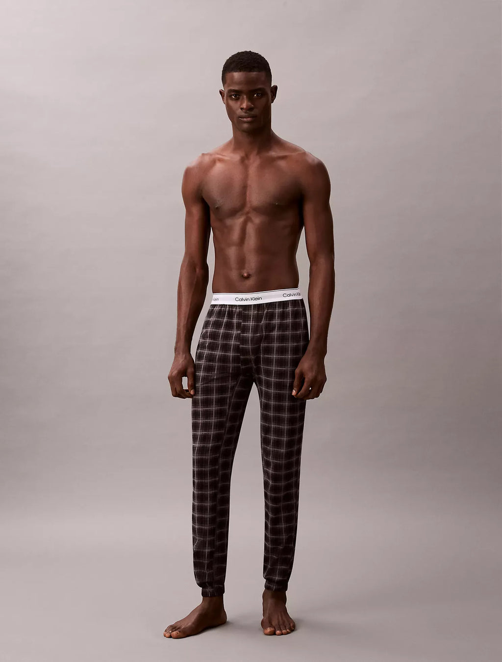 Pantalón tipo jogger para dormir de algodón