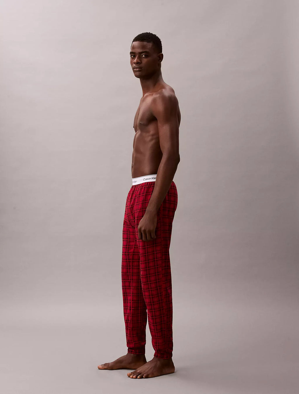 Pantalón tipo jogger para dormir de algodón