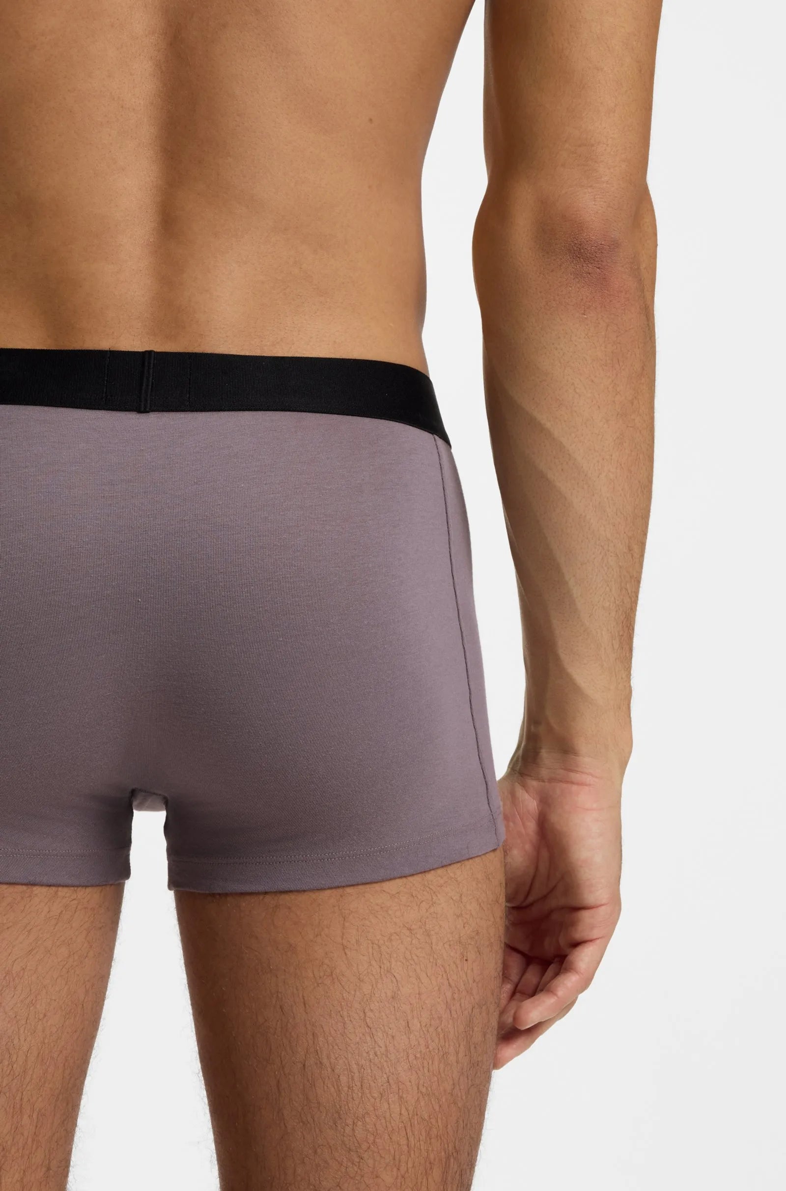 3 Pack Boxer cortos con logo en cinta