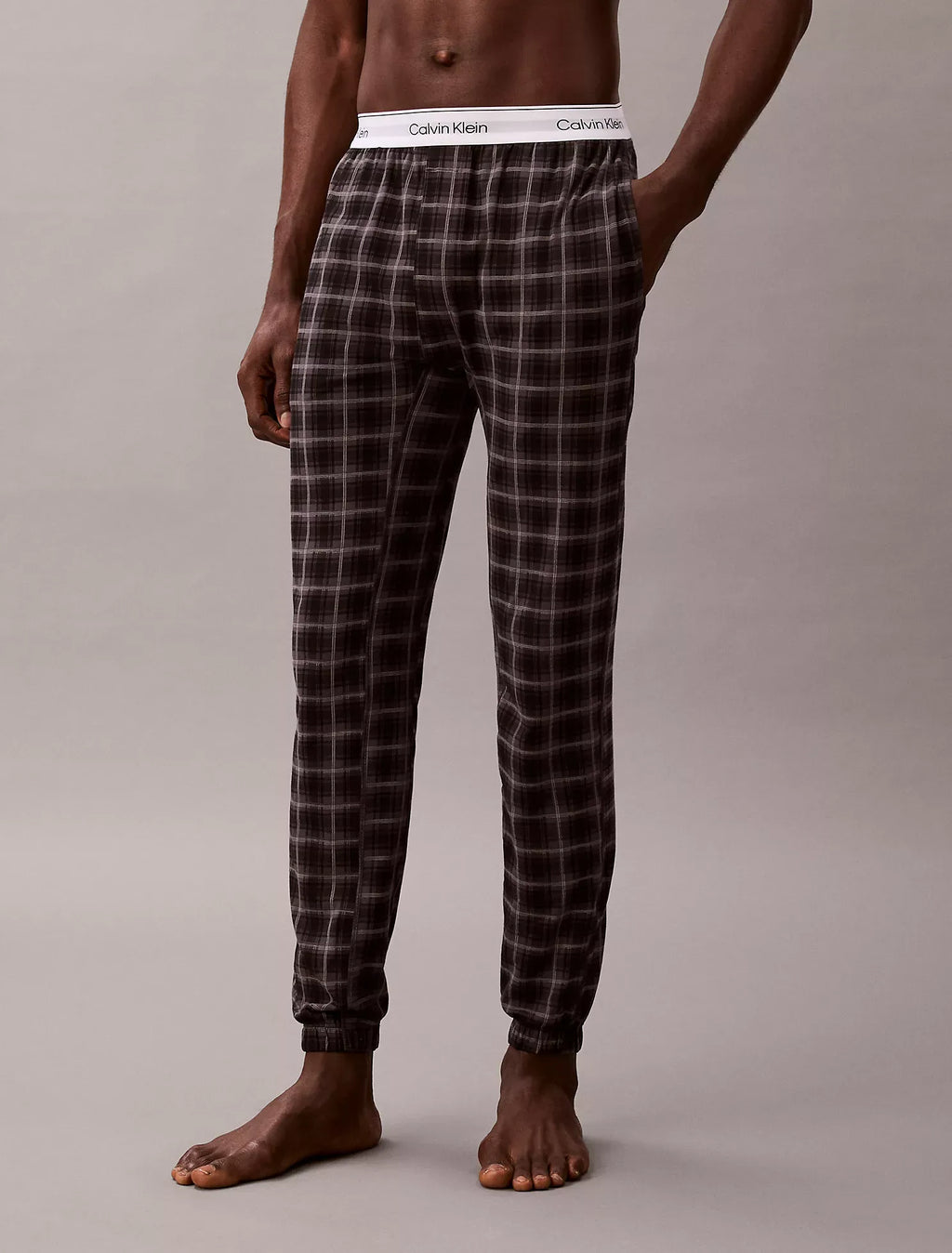 Pantalón tipo jogger para dormir de algodón