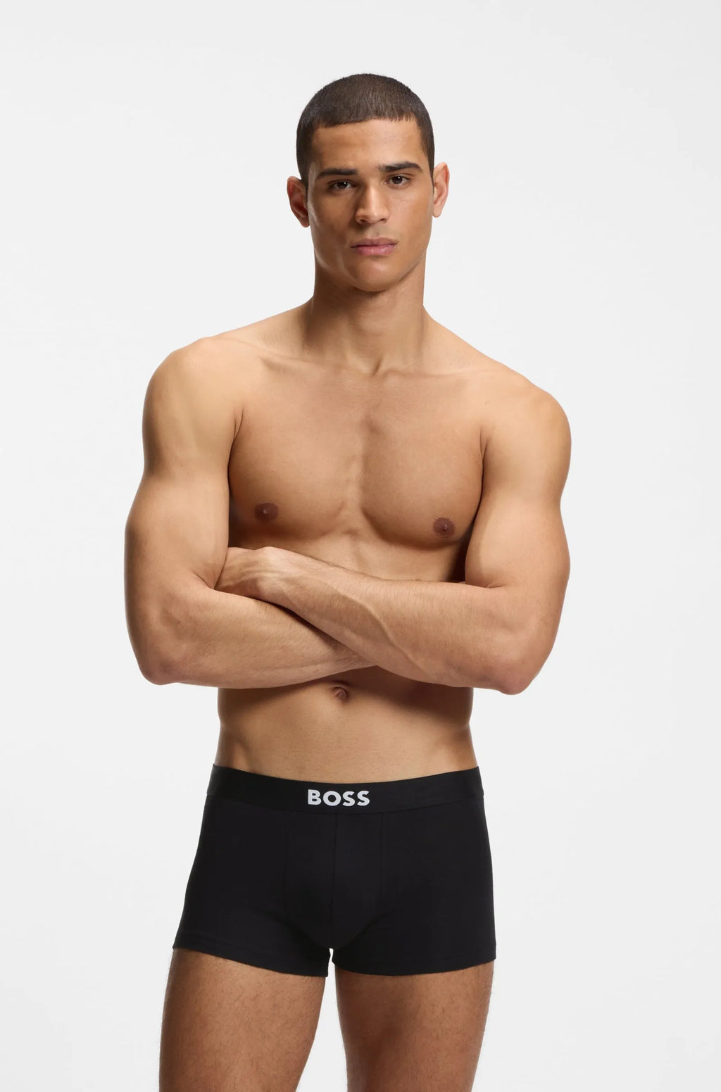 3 Pack Boxer cortos con logo en cinta