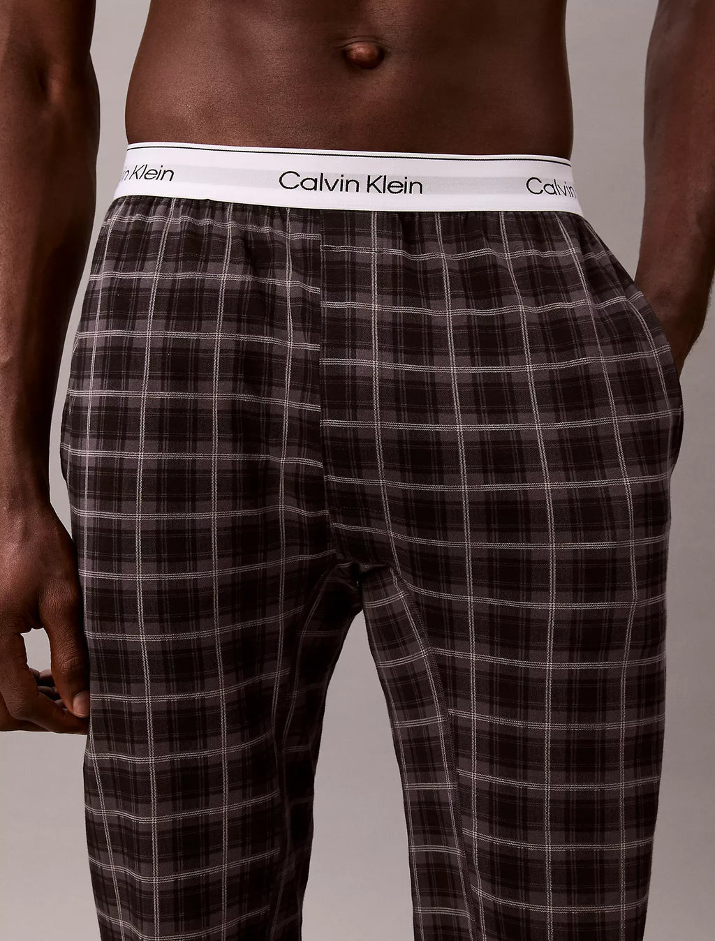 Pantalón tipo jogger para dormir de algodón