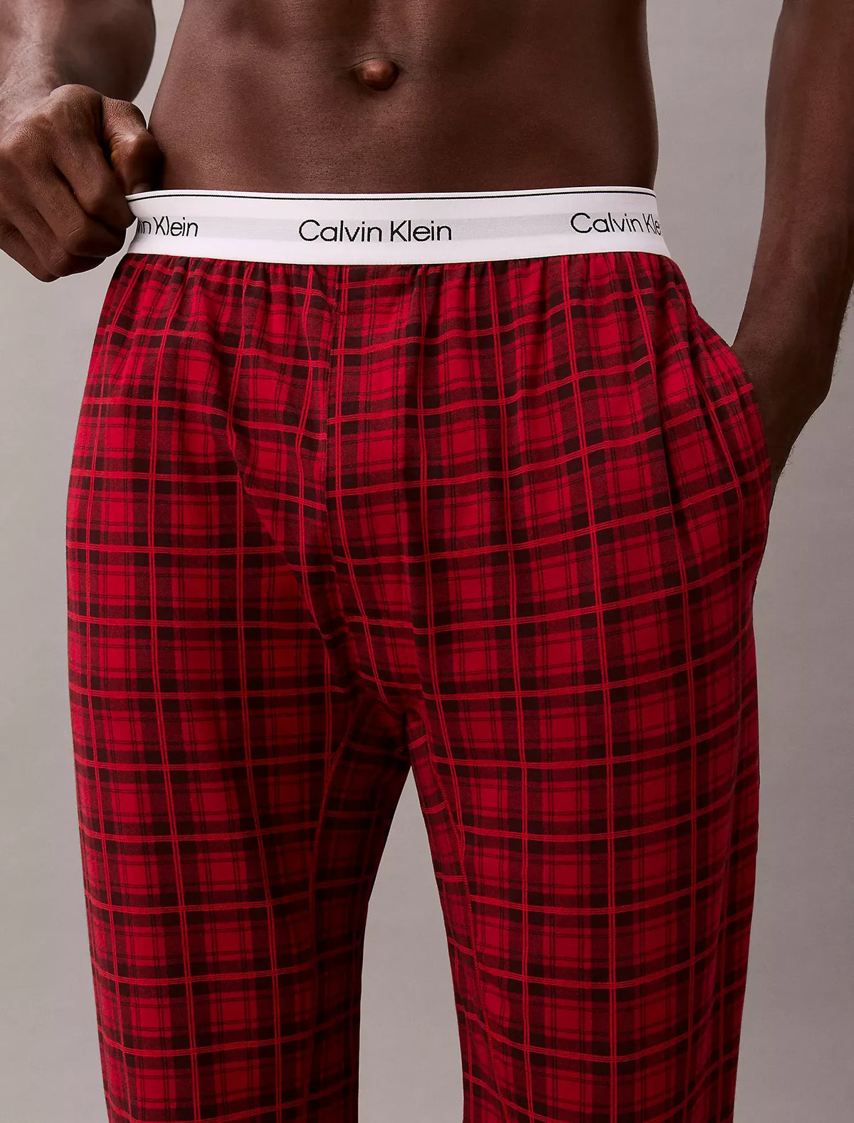 Pantalón tipo jogger para dormir de algodón