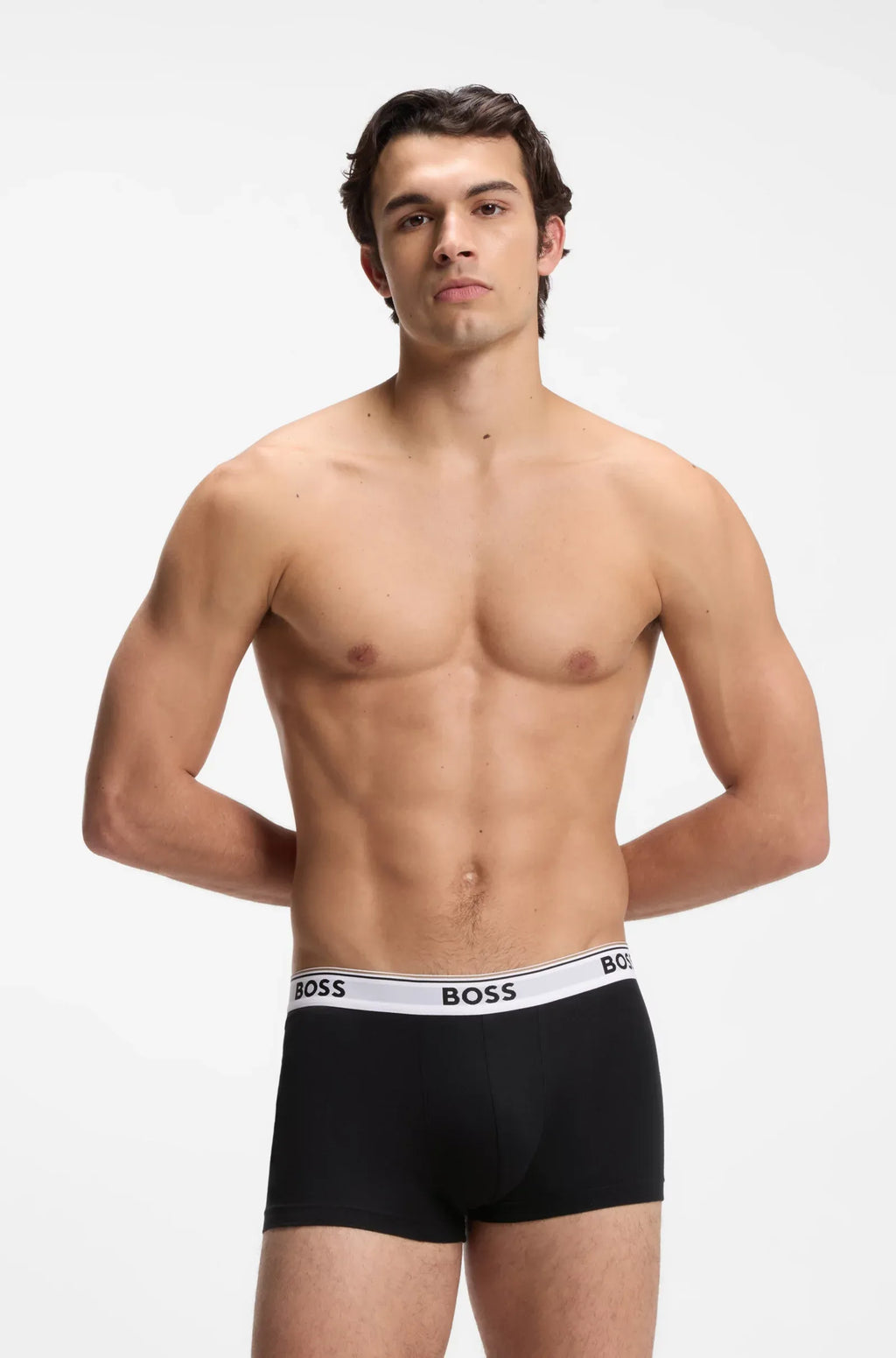 3 Pack Boxer cortos con logo en cinta
