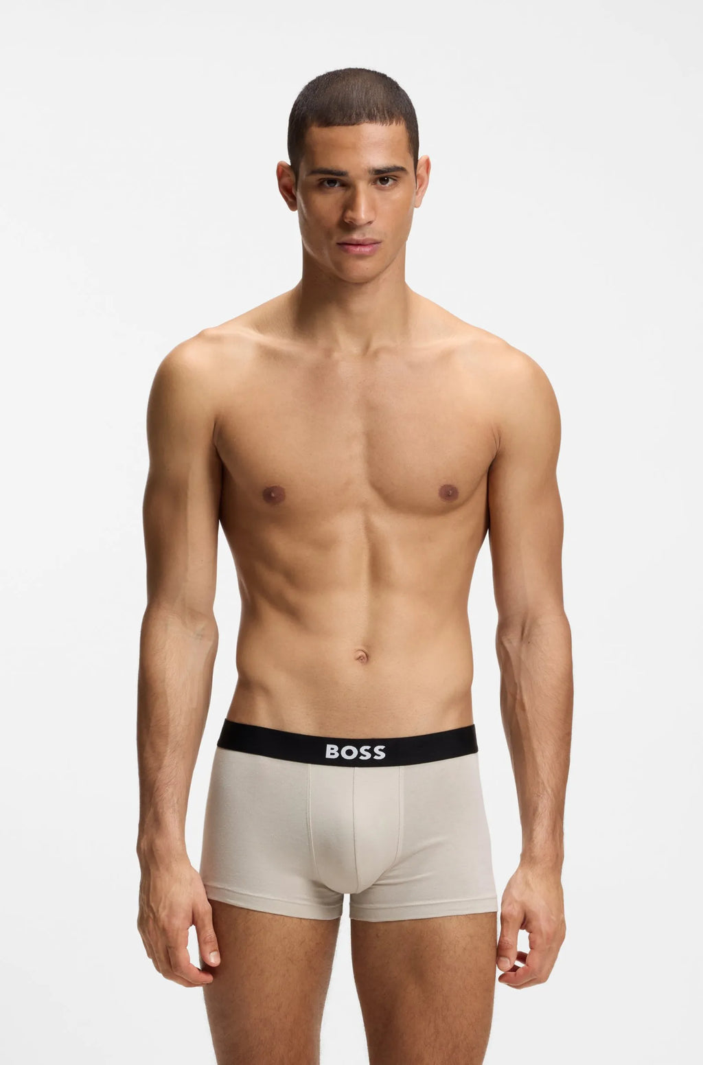 3 Pack Boxer cortos con logo en cinta