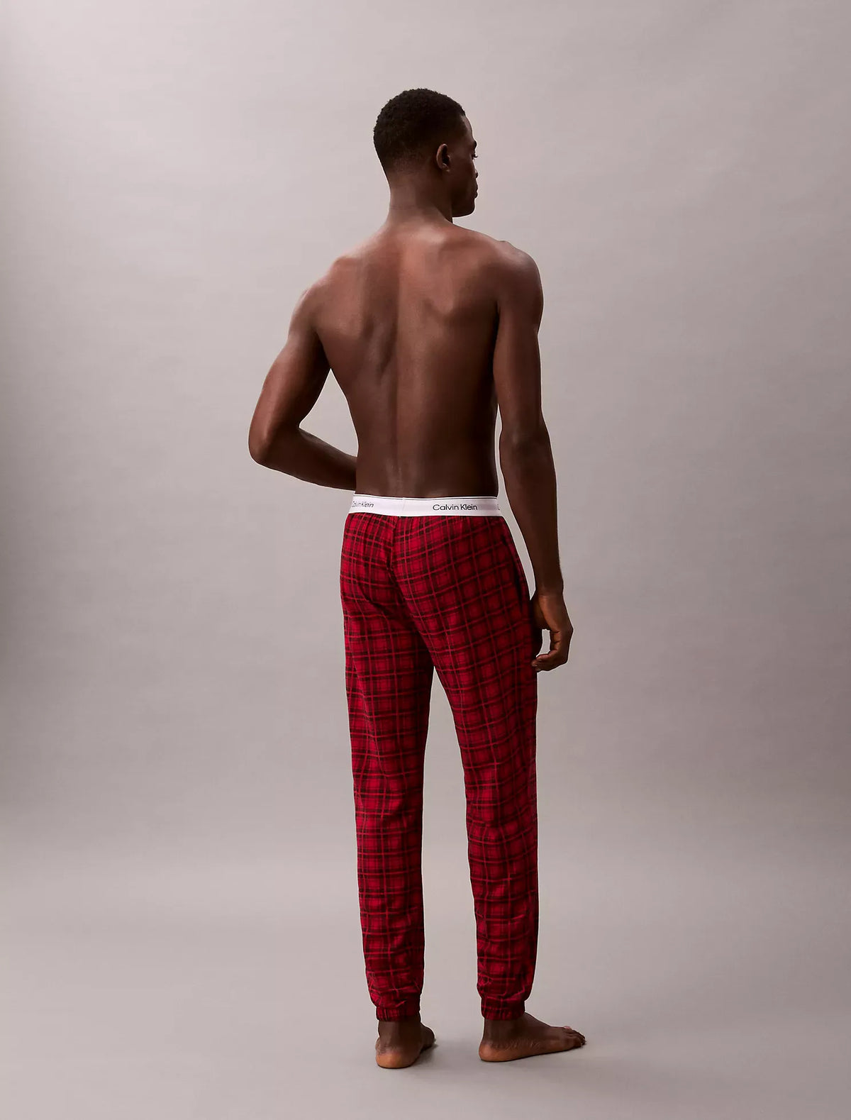 Pantalón tipo jogger para dormir de algodón