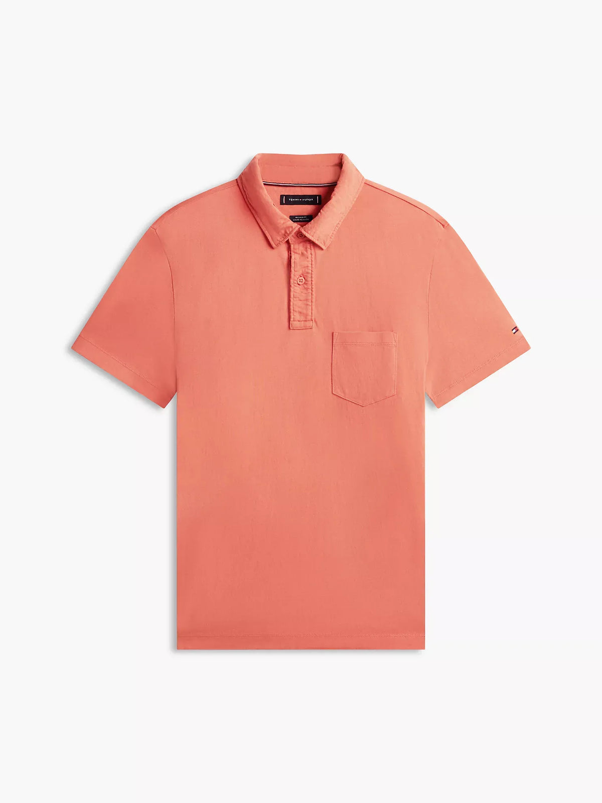 Chemise regular de algodón con bolsillo