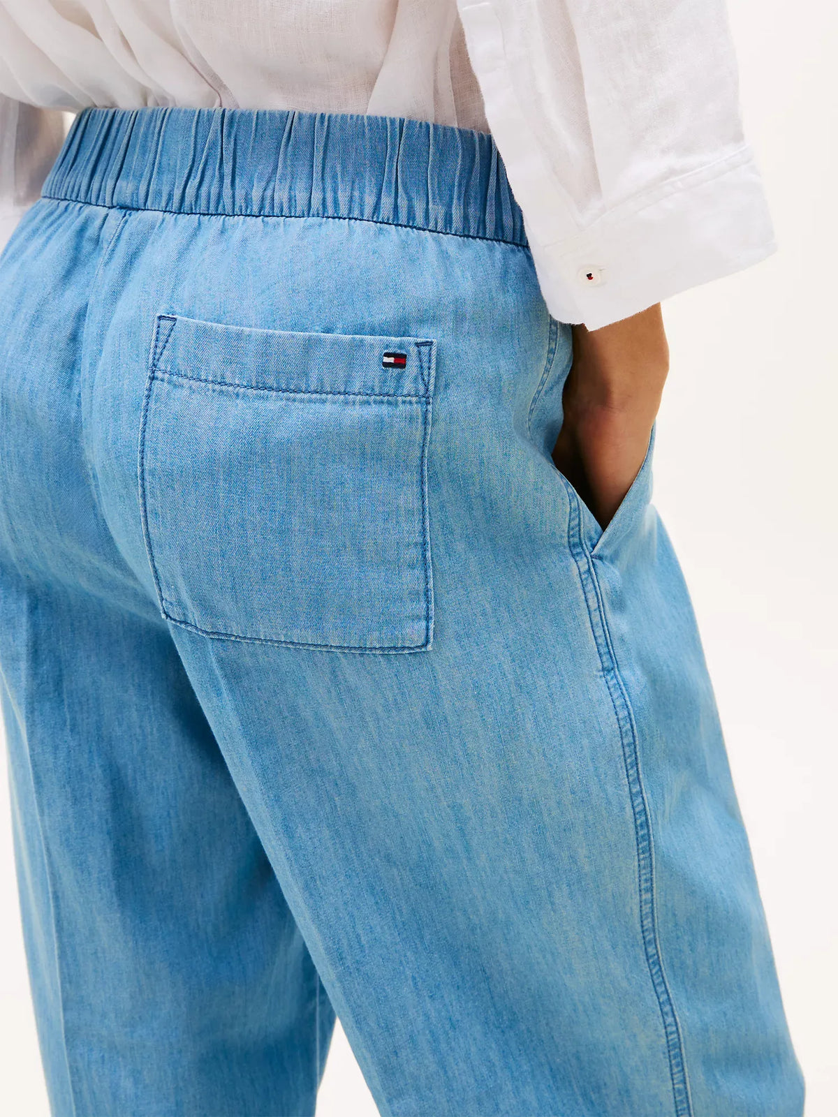 Pantalón holgado de pretina sin cierre
