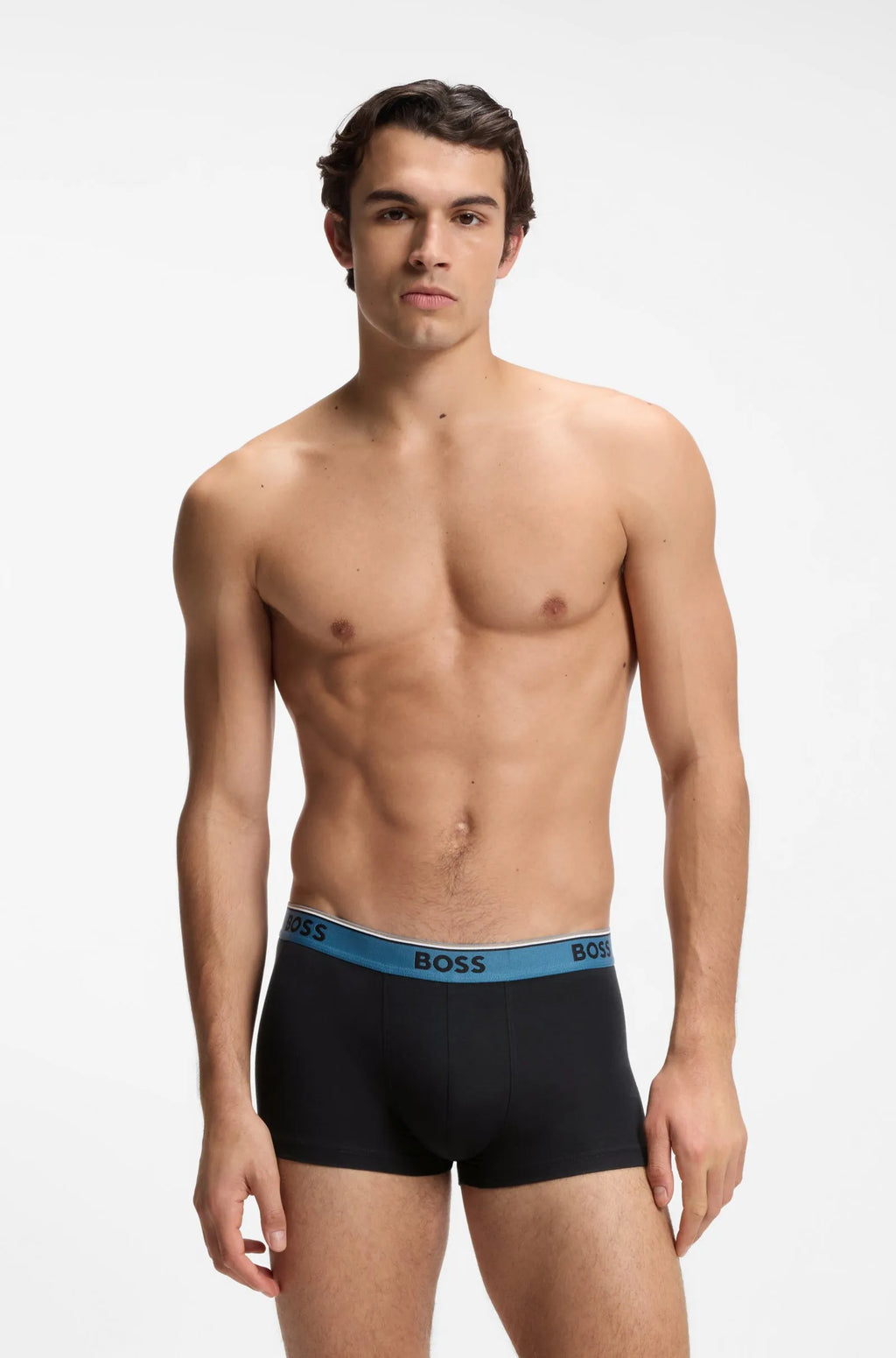 3 Pack Boxer cortos con logo en cinta