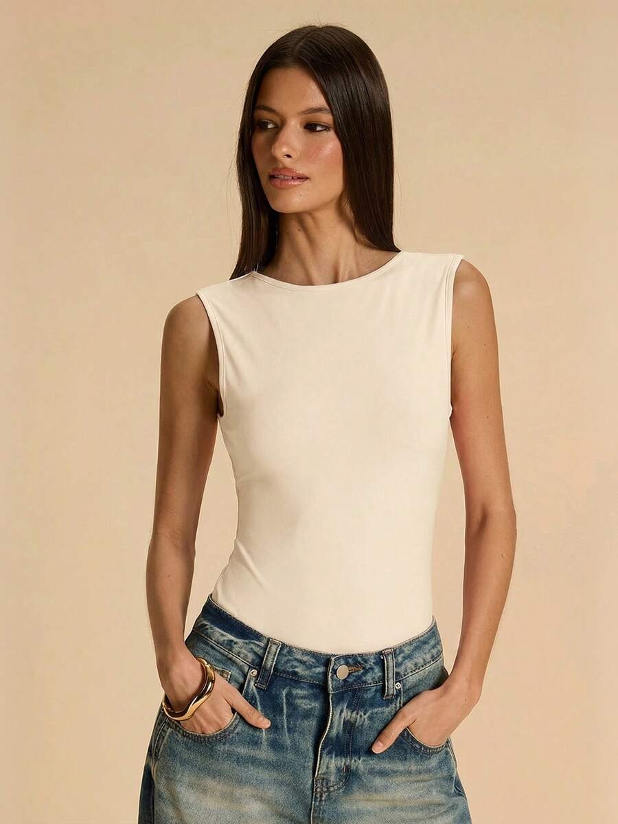 Body con diseño de espalda descubierta