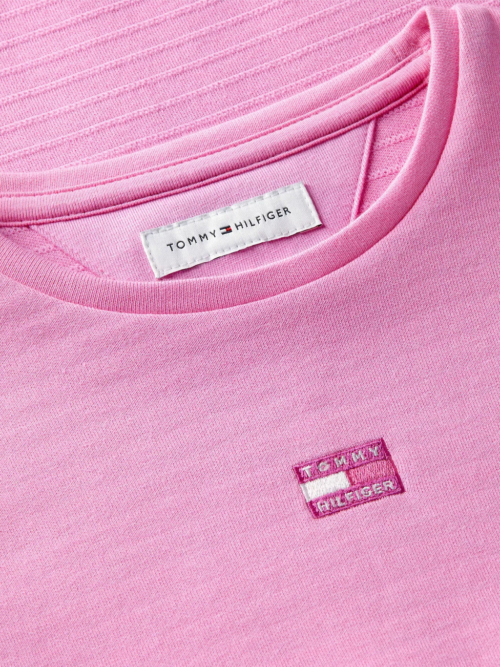Vestido con logo central tonal para niñas