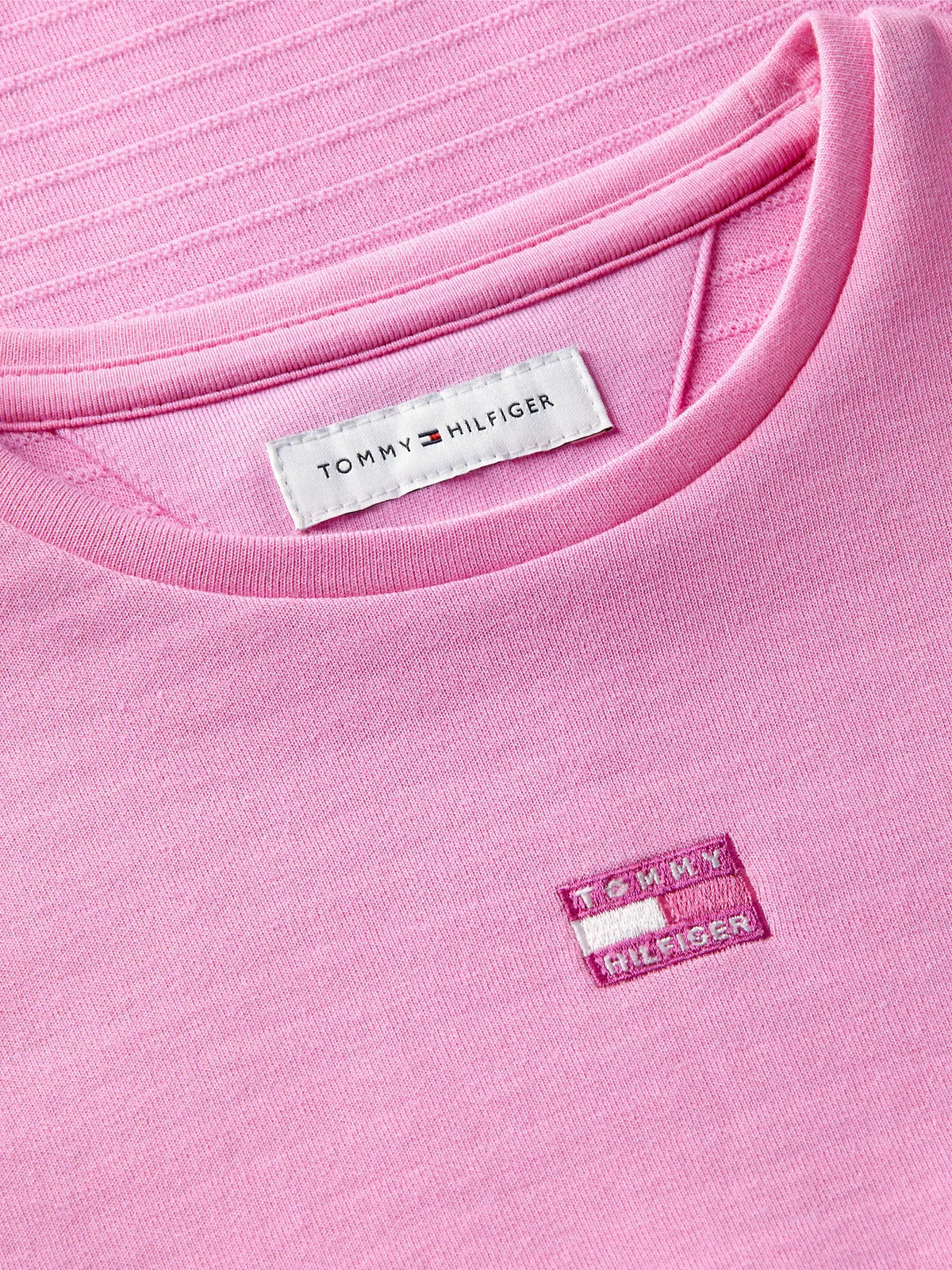 Vestido con logo central tonal para niñas