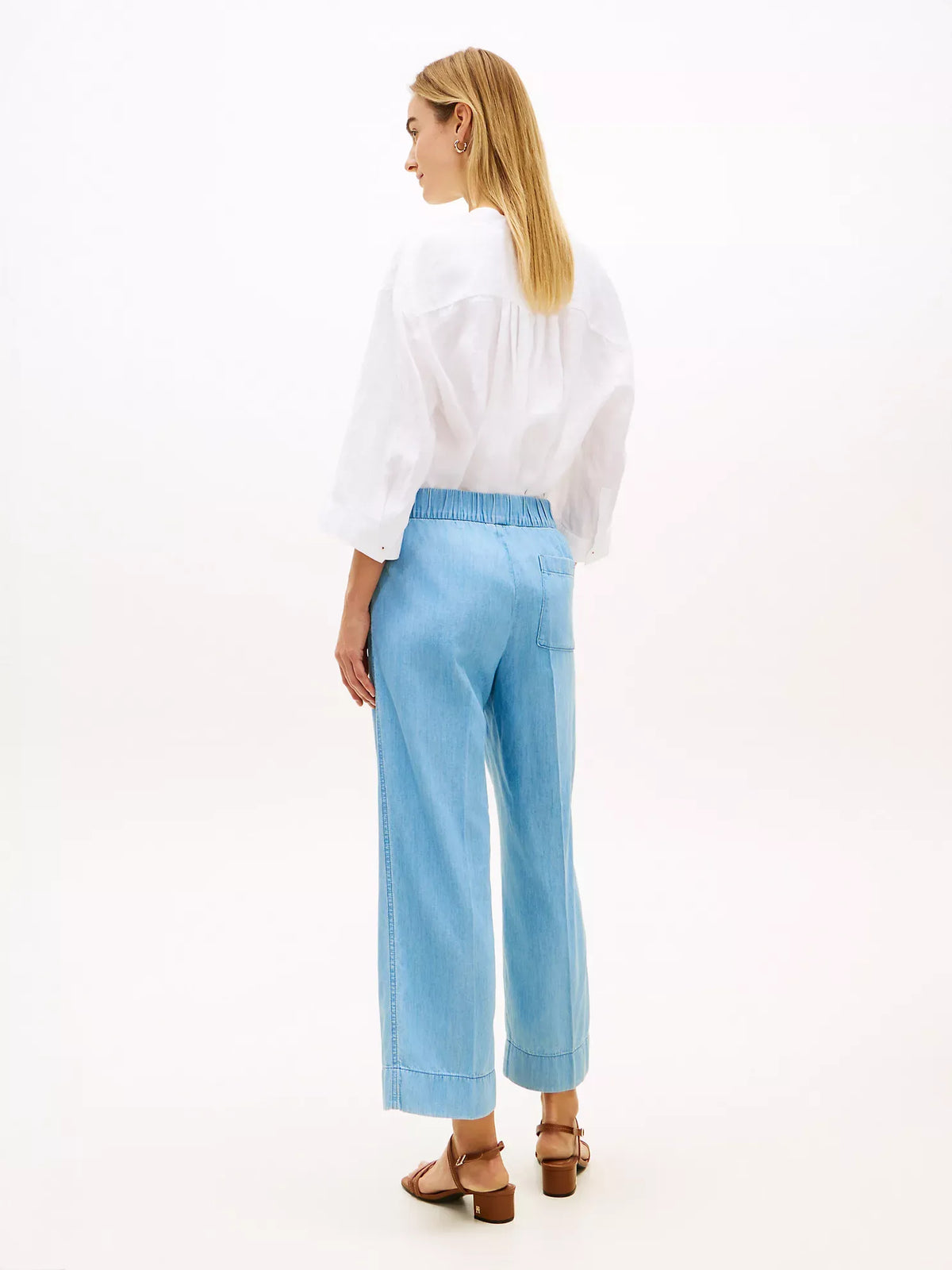 Pantalón holgado de pretina sin cierre