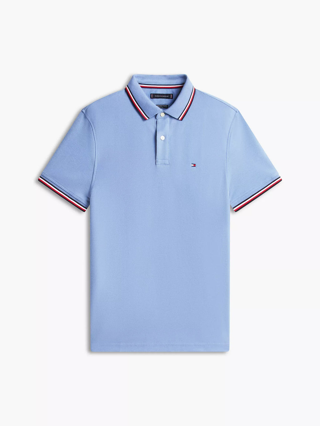 Chemise unicolor con cuello ribeteado