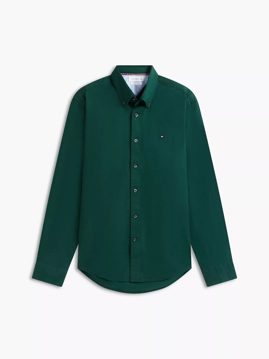 Camisa manga larga unicolor Oxford