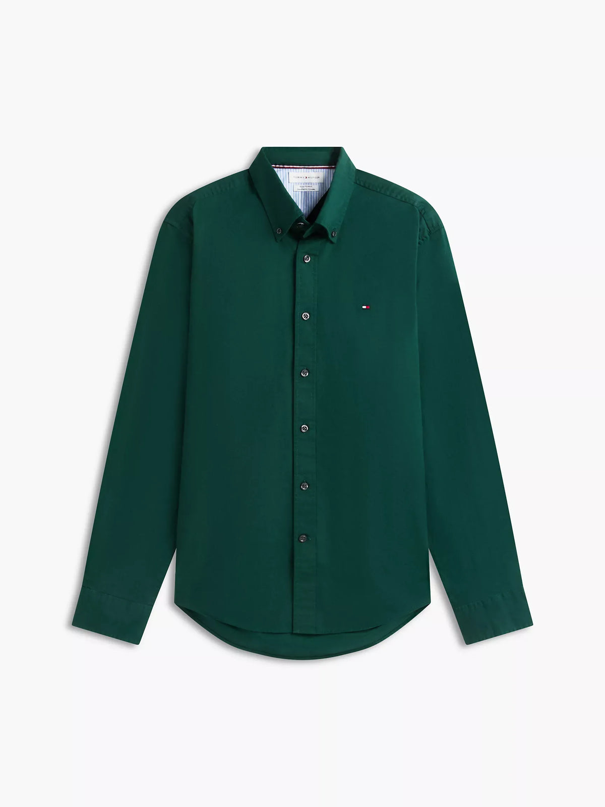 Camisa manga larga unicolor Oxford