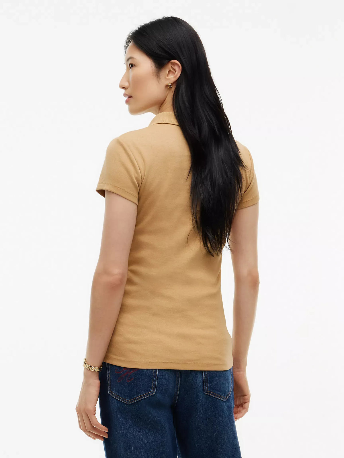 Chemise ajustada con cremallera de aro