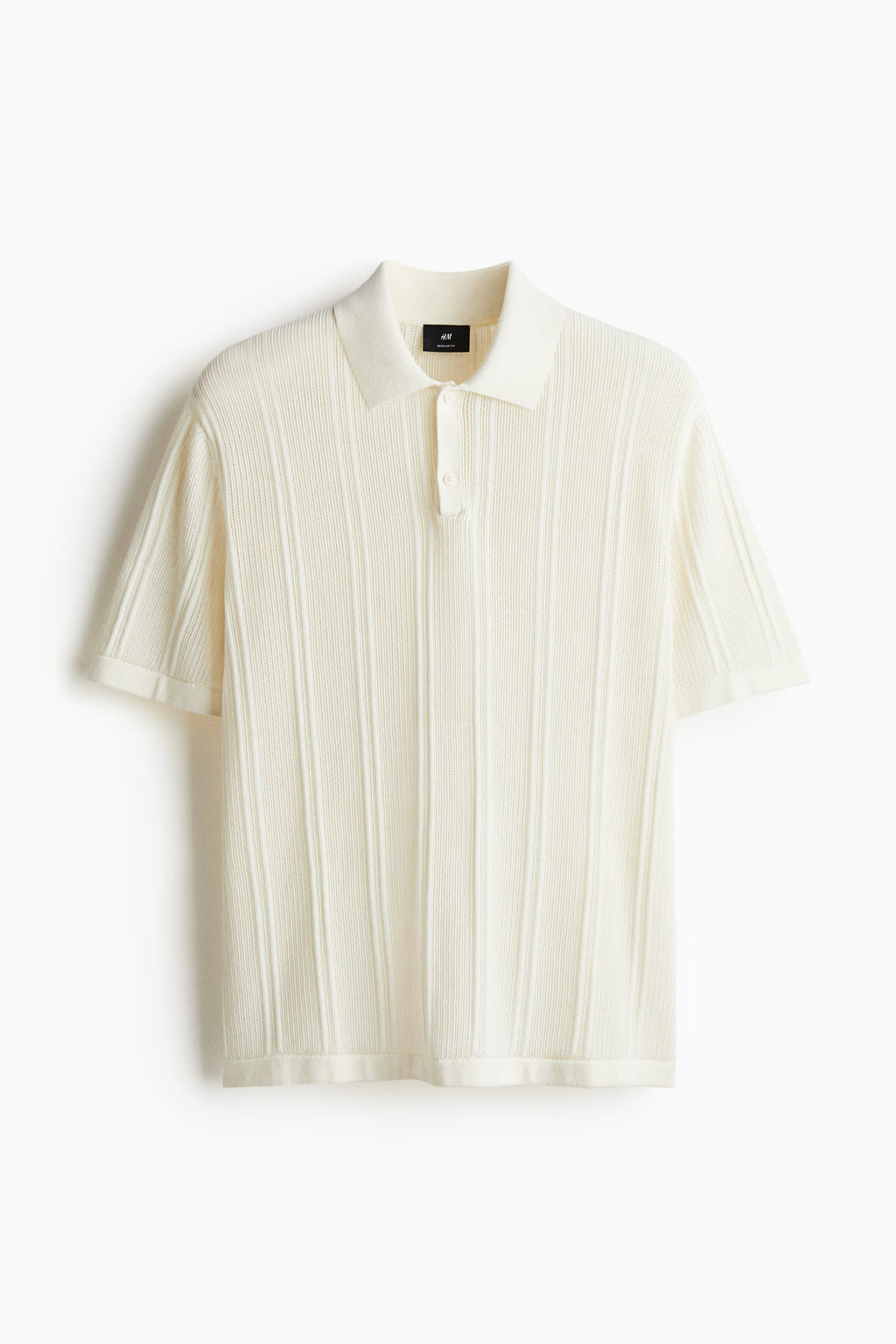 Chemise regular unicolor tejida