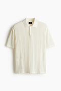 Chemise regular unicolor tejida