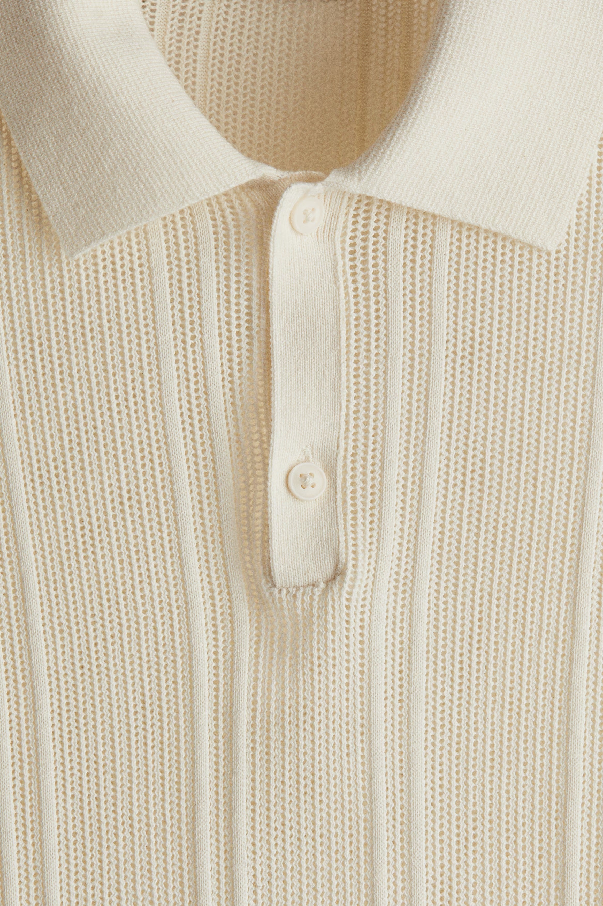 Chemise regular unicolor tejida